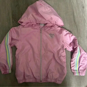 Girl’s Body Glove Pink Rain Jacket Size 4T